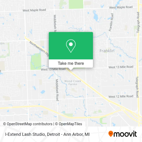 I-Extend Lash Studio map