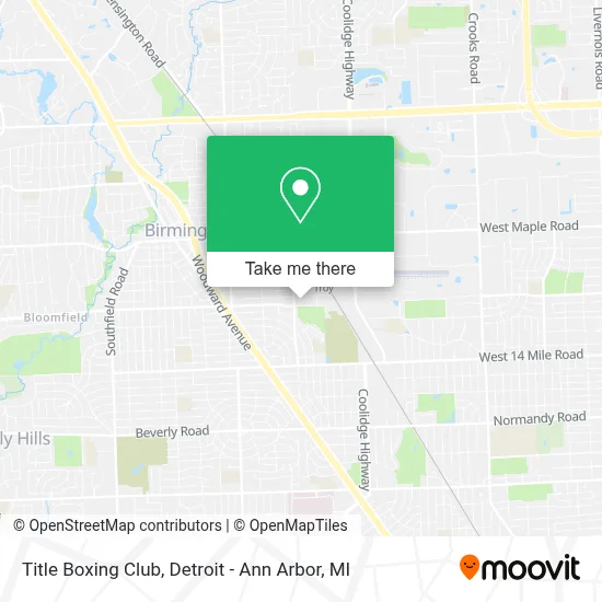 Title Boxing Club map