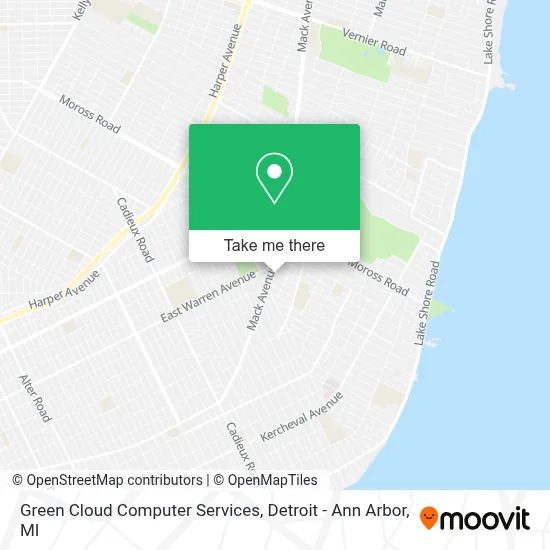 Green Cloud Computer Services map