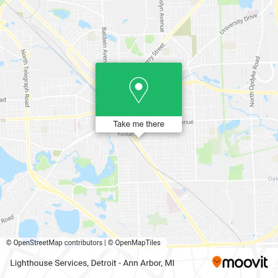 Lighthouse Services map