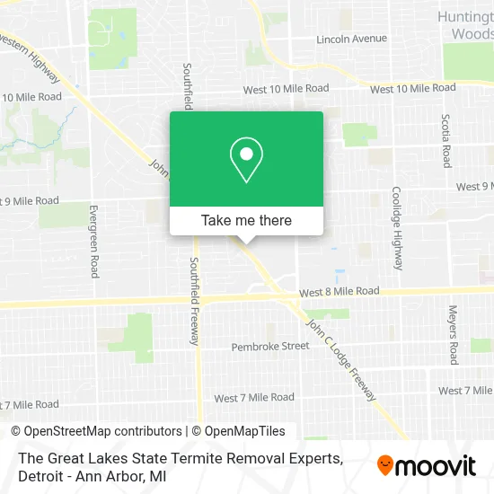 The Great Lakes State Termite Removal Experts map