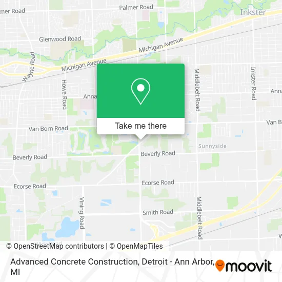 Advanced Concrete Construction map