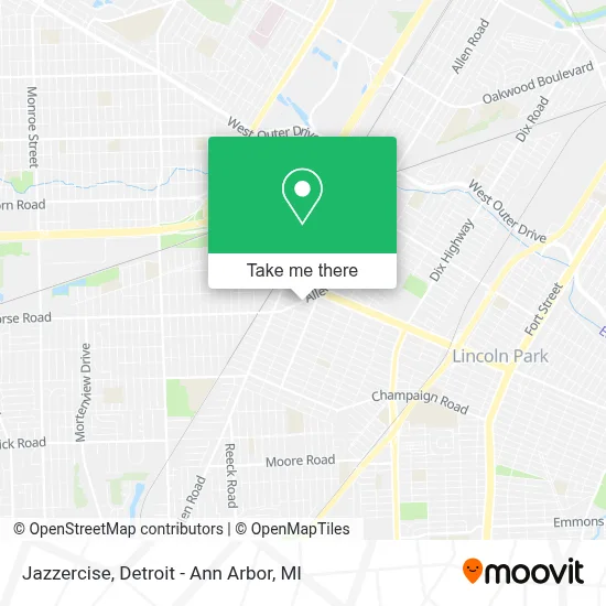 Jazzercise map