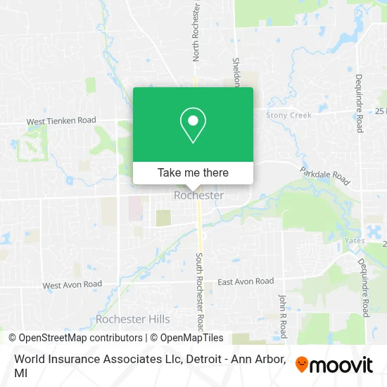 World Insurance Associates Llc map