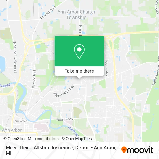Miles Tharp: Allstate Insurance map