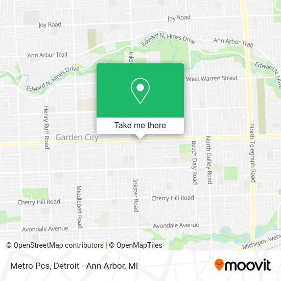 Metro Pcs map