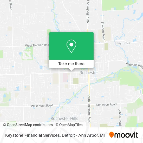 Keystone Financial Services map