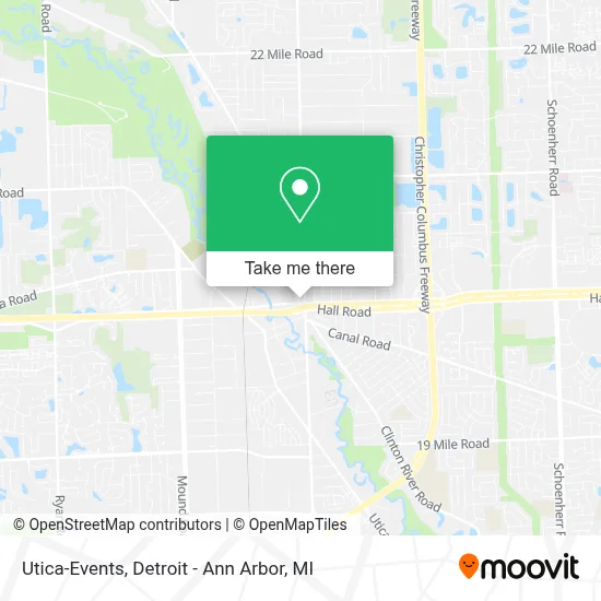 Utica-Events map