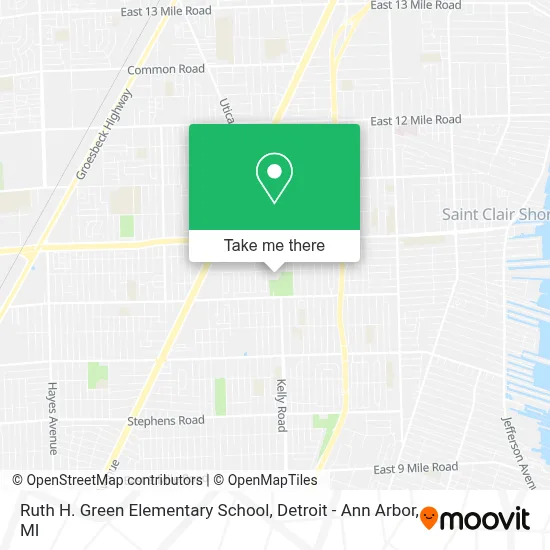 Ruth H. Green Elementary School map