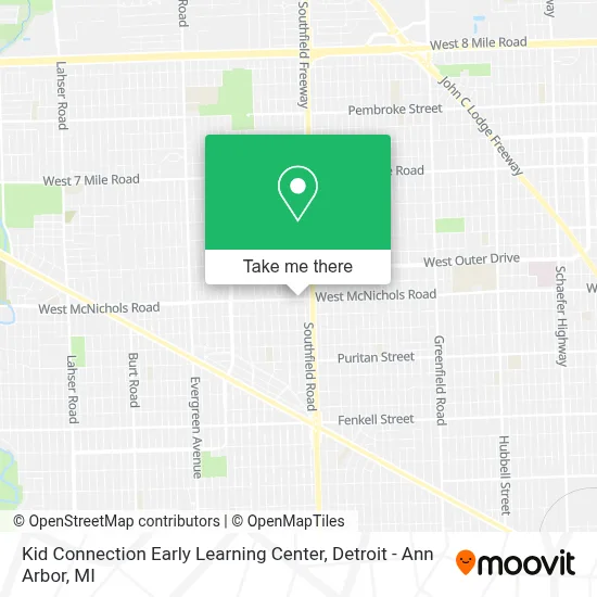 Kid Connection Early Learning Center map