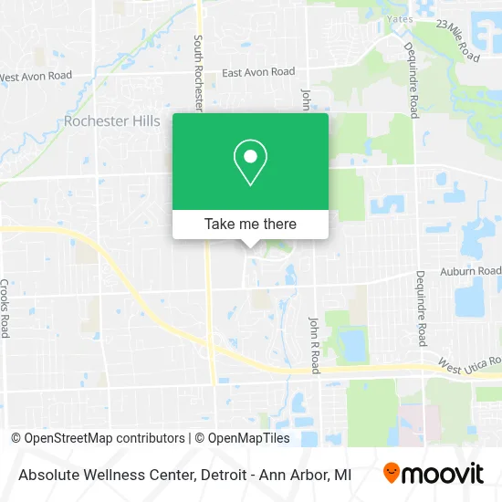 Absolute Wellness Center map