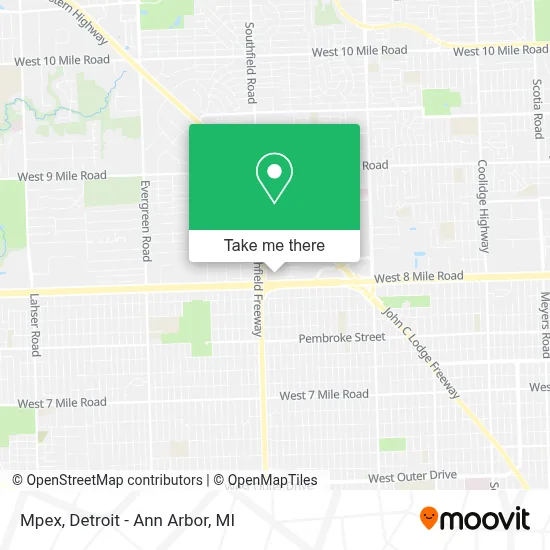 Mpex map