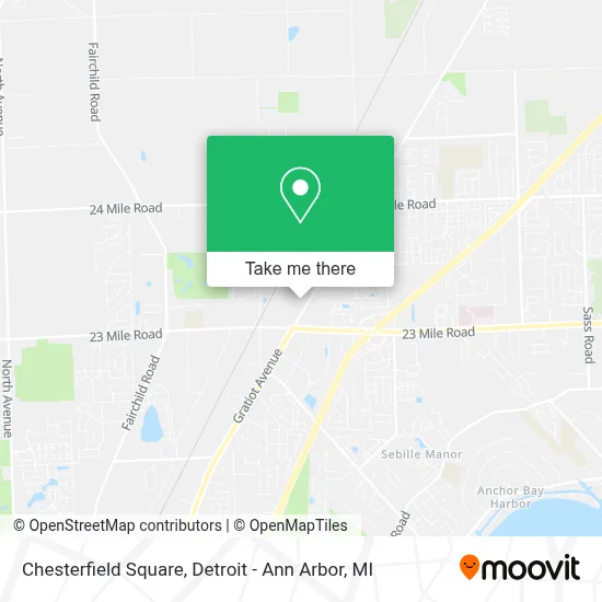 Chesterfield Square map