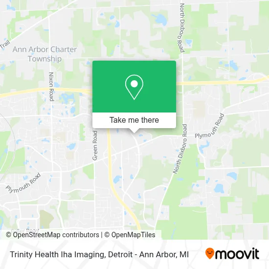 Trinity Health Iha Imaging map
