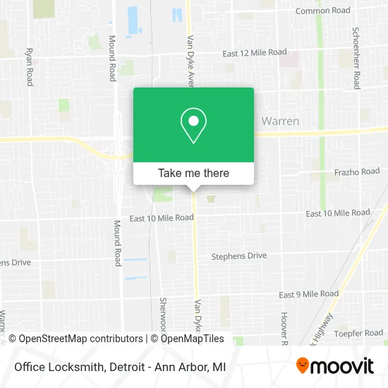 Office Locksmith map
