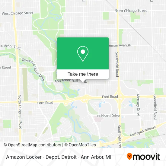 Amazon Locker - Depot map