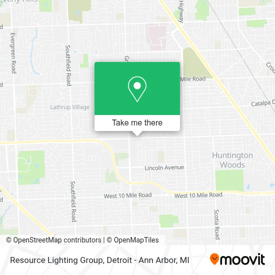 Resource Lighting Group map