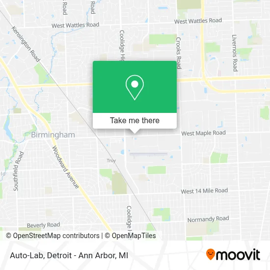 Auto-Lab map
