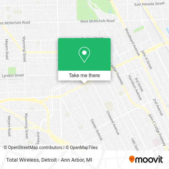 Total Wireless map