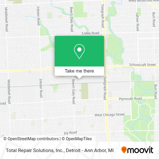 Total Repair Solutions, Inc. map
