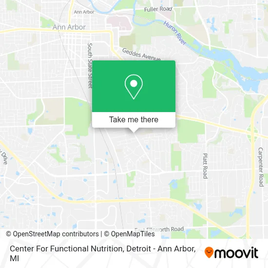 Center For Functional Nutrition map