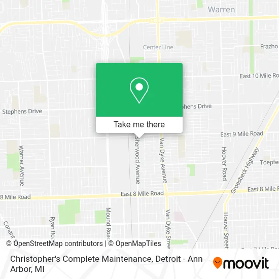 Christopher's Complete Maintenance map