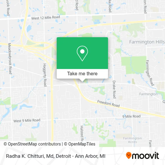 Radha K. Chitturi, Md map