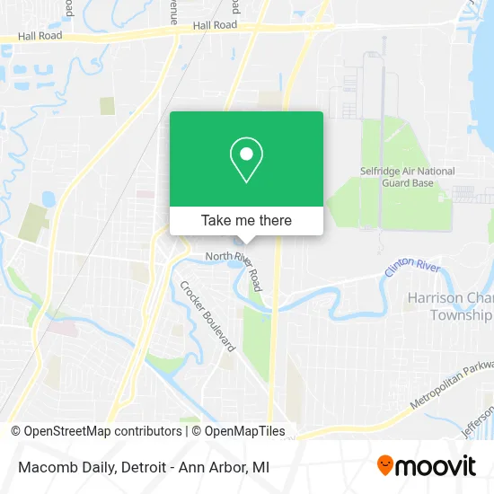Macomb Daily map