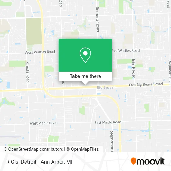 R Gis map