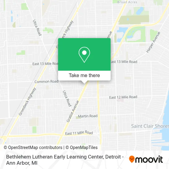 Bethlehem Lutheran Early Learning Center map