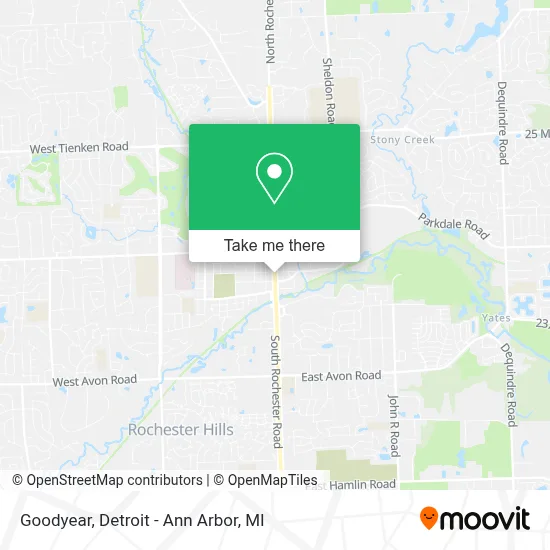 Goodyear map