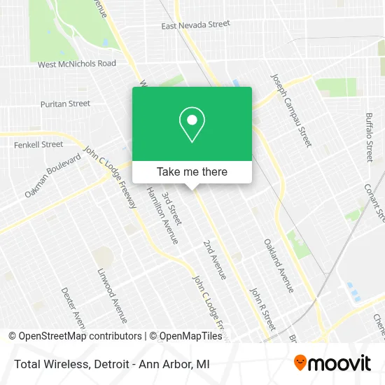 Total Wireless map