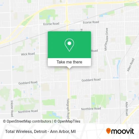Total Wireless map