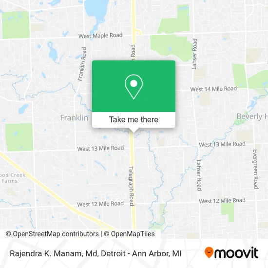 Rajendra K. Manam, Md map