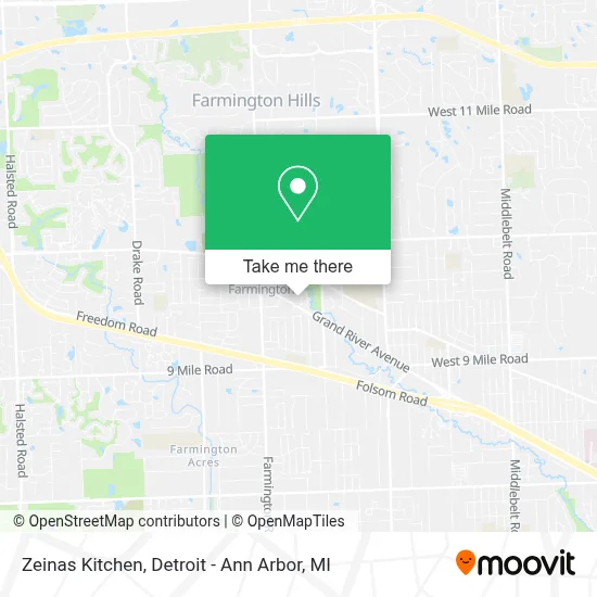 Zeinas Kitchen map