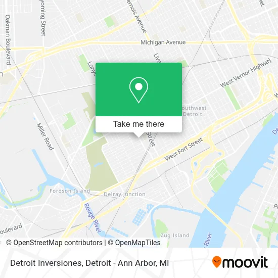 Detroit Inversiones map
