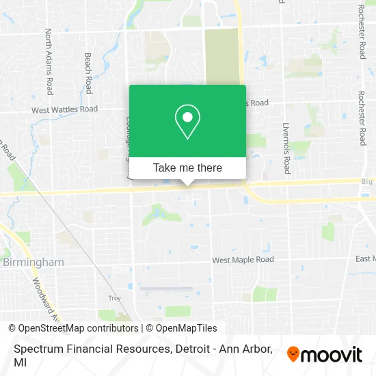 Spectrum Financial Resources map