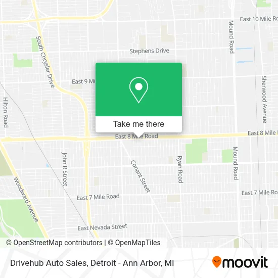 Drivehub Auto Sales map
