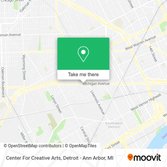 Center For Creative Arts map