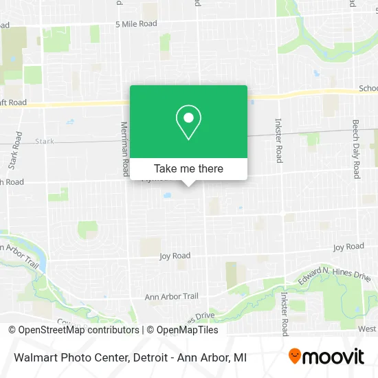 Walmart Photo Center map