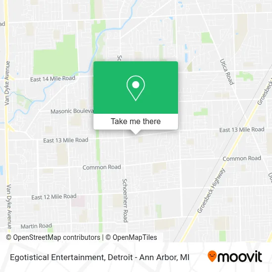 Egotistical Entertainment map