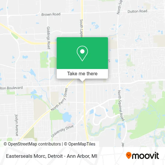 Easterseals Morc map