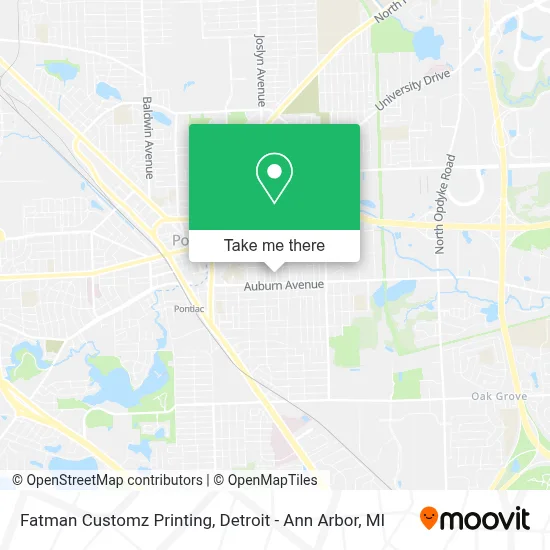 Fatman Customz Printing map