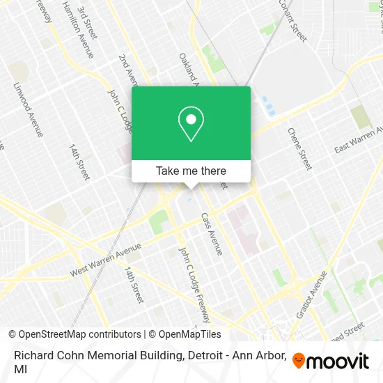 Richard Cohn Memorial Building map