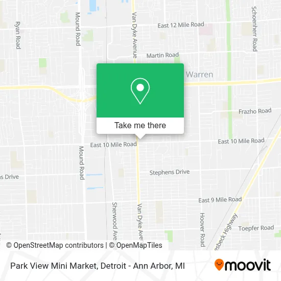 Park View Mini Market map