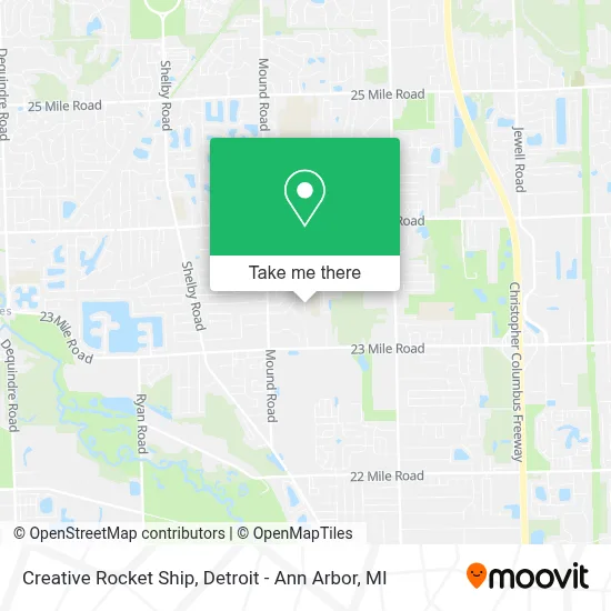 Creative Rocket Ship map