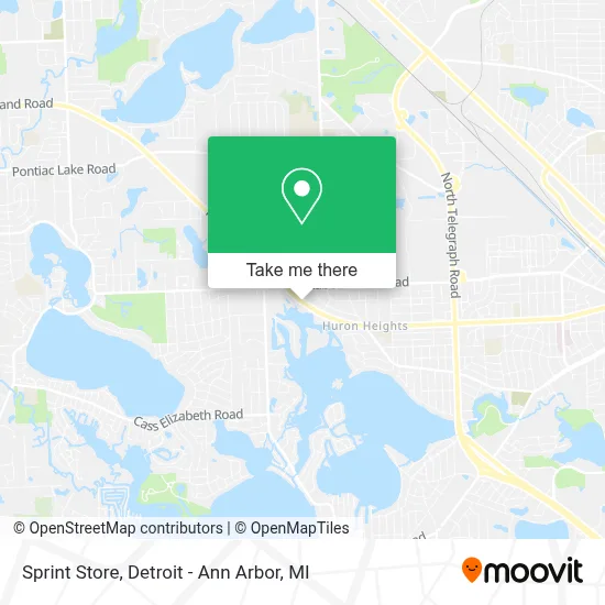 Sprint Store map