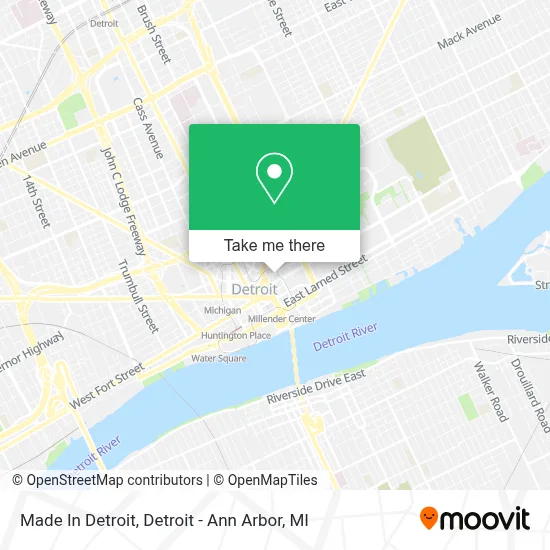 Made In Detroit map