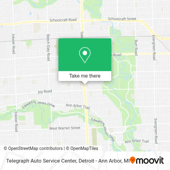 Telegraph Auto Service Center map