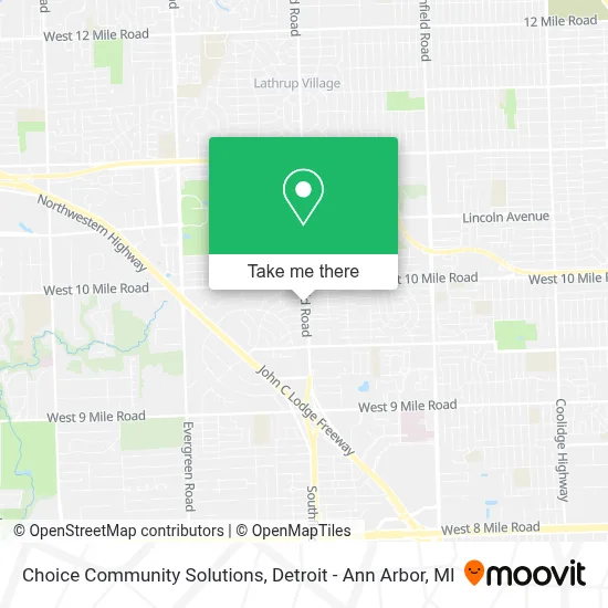 Choice Community Solutions map